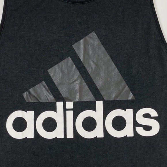 Adidas Womens Essentials Linear Loose Tank Top Black/White Size S NEW WITH TAGS - Picture 3 of 10